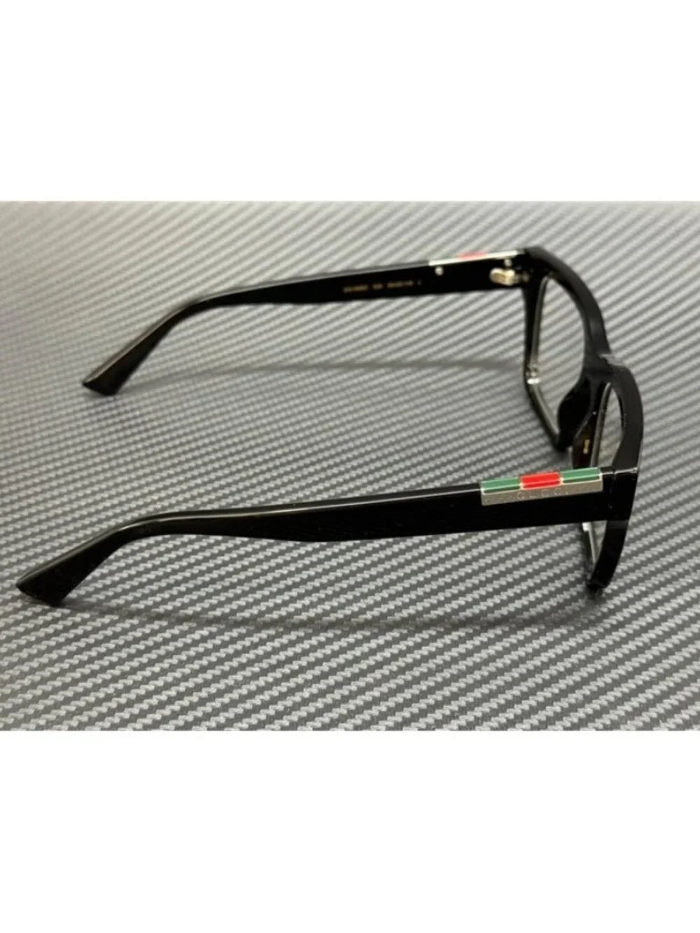 New Gucci Men Black Silver Eyeglasses 51-20-145